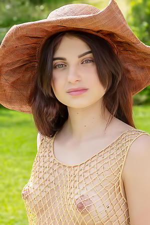 Zoelie Wearing Nothing But High Heels That Accentuate Her Long Legs And Perfect Booty