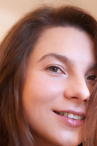 Stunning Brunette Belka Reveals The Sprinkling Of Dark Hair That Adorns Her Mound Of Venus
