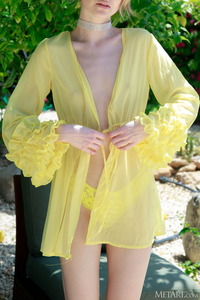 Alice May Her Long Legs Kicked High And Wide And Her Sexy Small Breasts Bared To The Warm Breeze