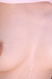 Lilly Redd Her Scarlet Shorts Cling To Her Sexy Booty And Her White Crop Top Turns Transparent