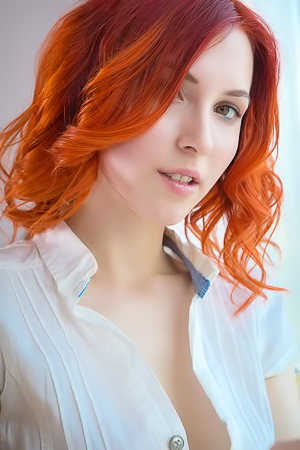 Stunning Redhead Elin Dane