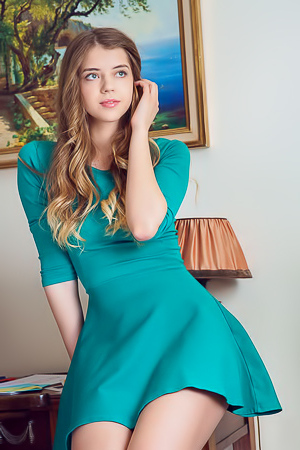 Kay J Squeezing Her Soft Breasts And Stroking Her Puffy Nipples Sensually